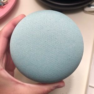 Light Blue Google Home mini